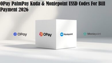 OPay PalmPay Kuda & Moniepoint USSD Codes For Bill Payment 2026