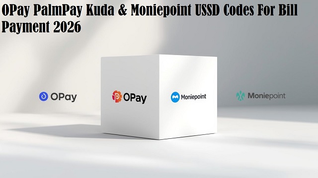 OPay PalmPay Kuda & Moniepoint USSD Codes For Bill Payment 2026